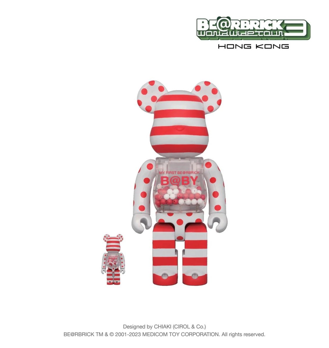 Be@rbrick world wide tour 3 Hong Kong my first baby 2023 400％＋100% BE@RBRICK