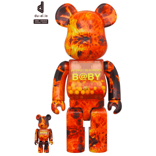 MY FIRST BE@RBRICK B@BY FLAME Ver. 100％ & 400％ BE@RBRICK - CRA5Y SHOP