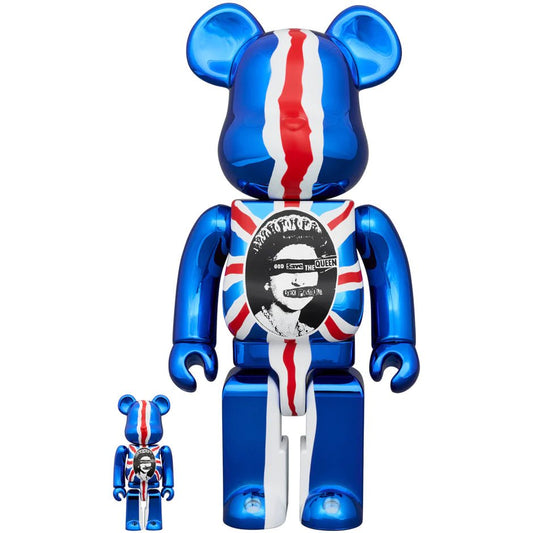 Sex Pistols "God Save The Queen" Chrome Ver. 100％ & 400％ BE@RBRICK - CRA5Y SHOP