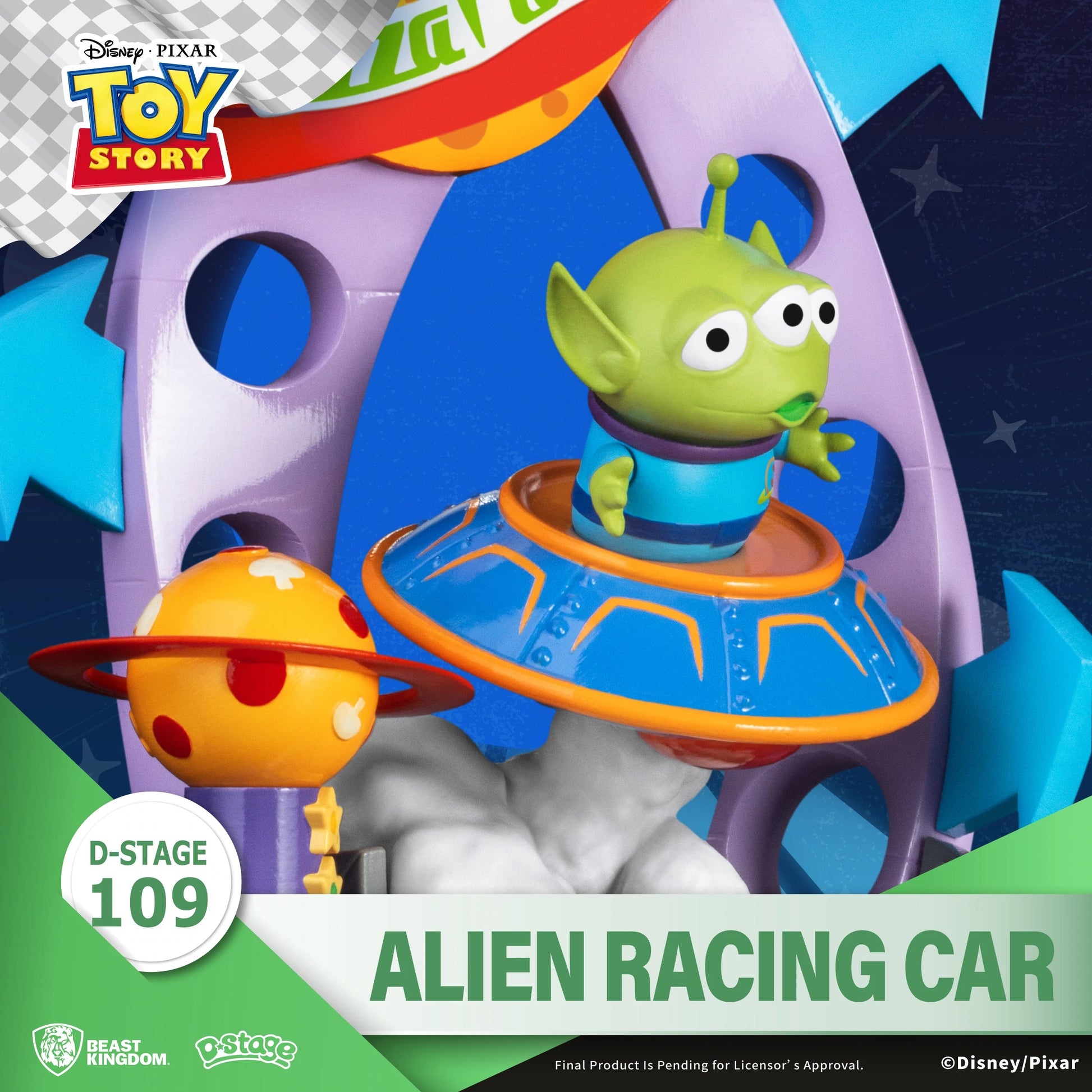 BEAST KINGDOM DS-109 Toy Story Alien's Racing Car Diorama Stage D-Stage Figure Statue - CRA5Y SHOP