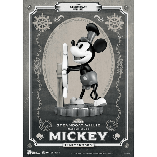 BEAST KINGDOM MC-053 Steamboat Willie Master Craft Mickey - CRA5Y SHOP