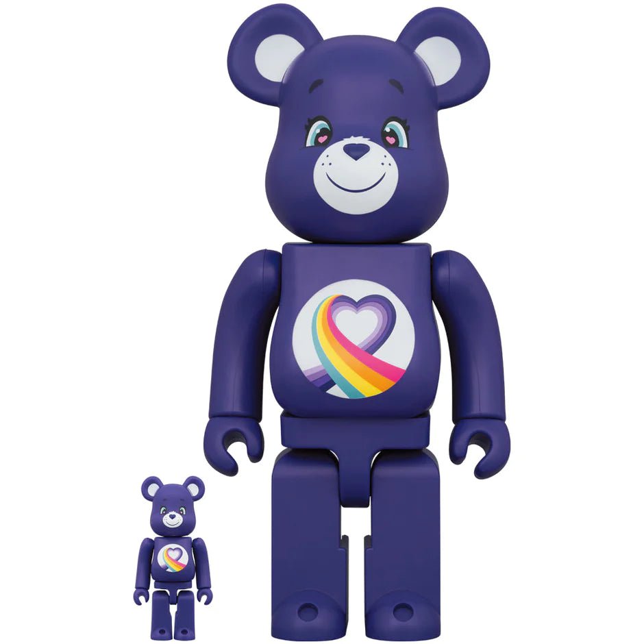 Care Bears(TM) Rainbow Heart Bear(TM) 100％ & 400％ BE@RBRICK