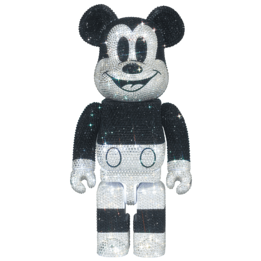 CRYSTAL DECORATE MICKEY MOUSE BE@RBRICK 400％ - CRA5Y SHOP