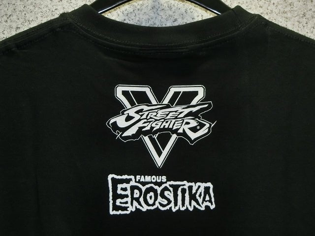 EROSTIKA x STREET FIGHTER V T-SHIRT [TE0023] - CRA5Y SHOP