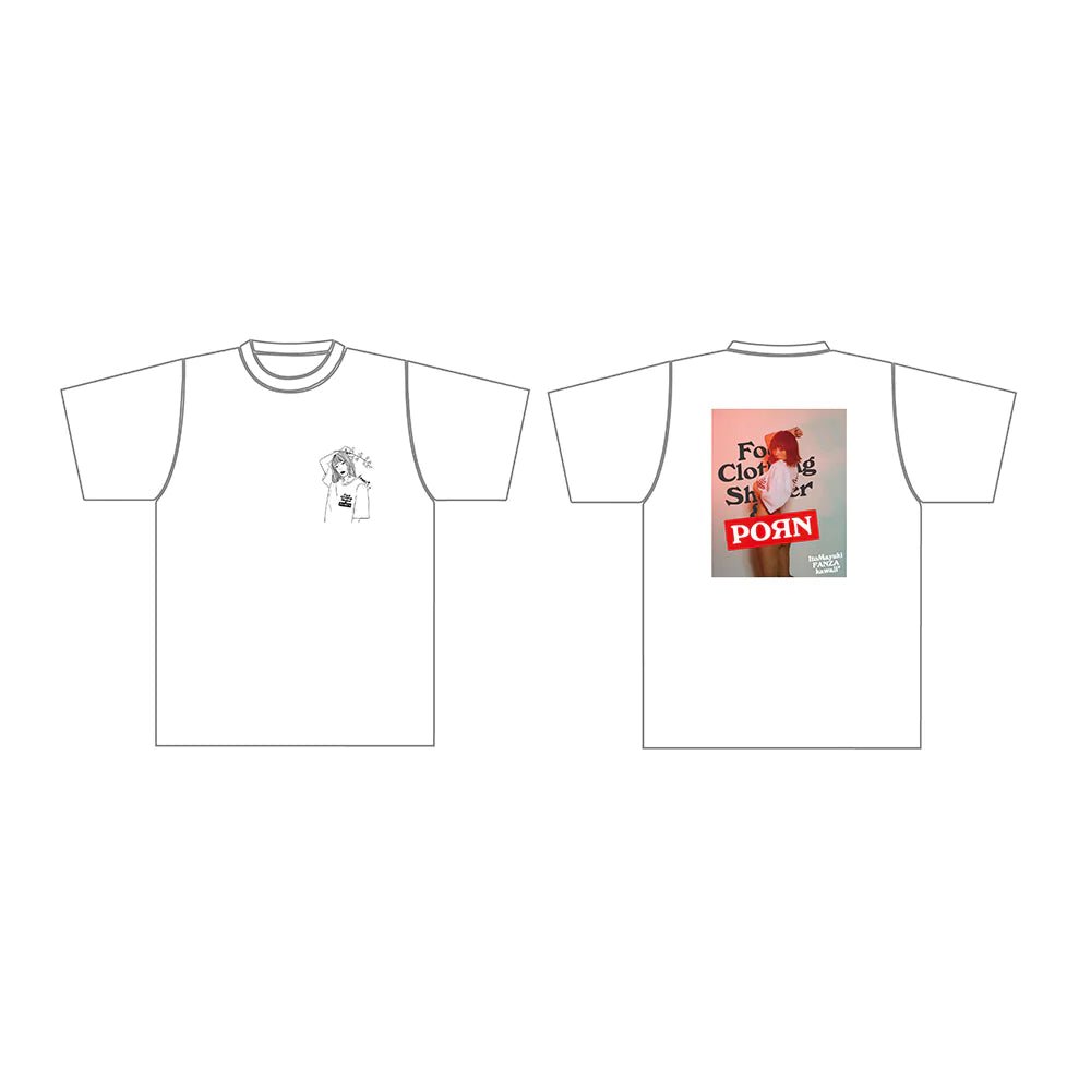 伊藤舞雪 FOOD CLOTHING SHELTER & PORN シリーズ Tシャツ TEE - CRA5Y SHOP
