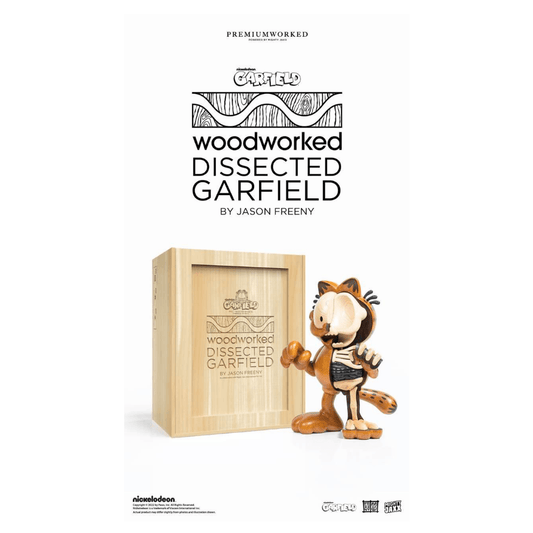 MIGHTY JAXX Wood Art Collectibles PremiumWorked - Woodworked Dissected Garfield - CRA5Y SHOP