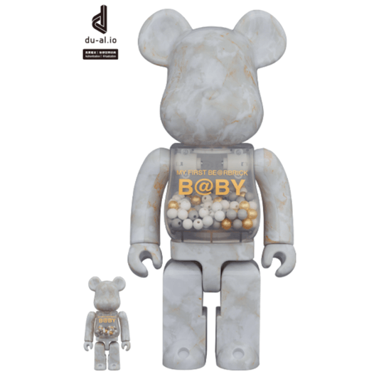 MY FIRST BE@RBRICK B@BY MARBLE(大理石) Ver. 100％ & 400％ BE@RBRICK - CRA5Y SHOP