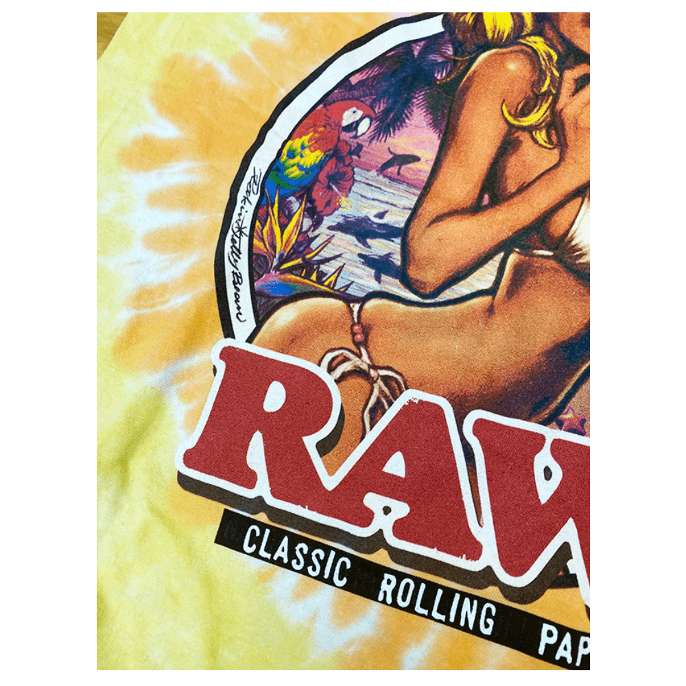 “RAW GIRL” Tie-dye T-shirt - CRA5Y SHOP