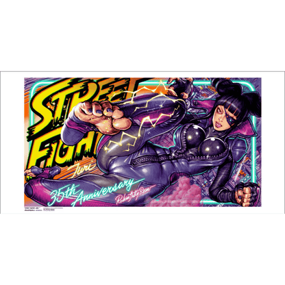 Street Fighter V Series 2 “JURI” silk screen print - CRA5Y SHOP