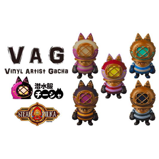 VAG (VINYL ARTIST GACHA) SERIES34 潜水服チーシャ【全5種セット】 - CRA5Y SHOP