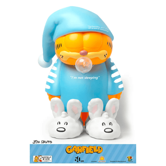 ZCWO Garfield "I am not Sleeping" 加菲貓 50CM PVC FIGURE BLUE - CRA5Y SHOP